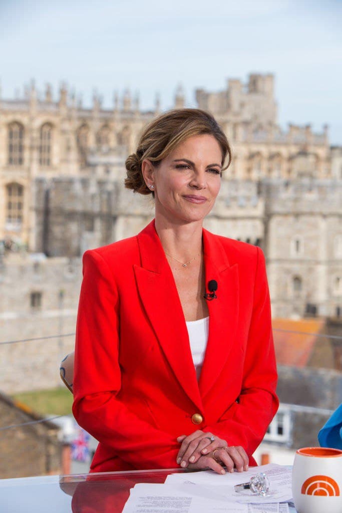 Natalie Morales on the TODAY show set for the wedding of Prince Harry and Meghan Markle at Windsor Castle on Friday May 18, 2018 | Photo: Getty Images