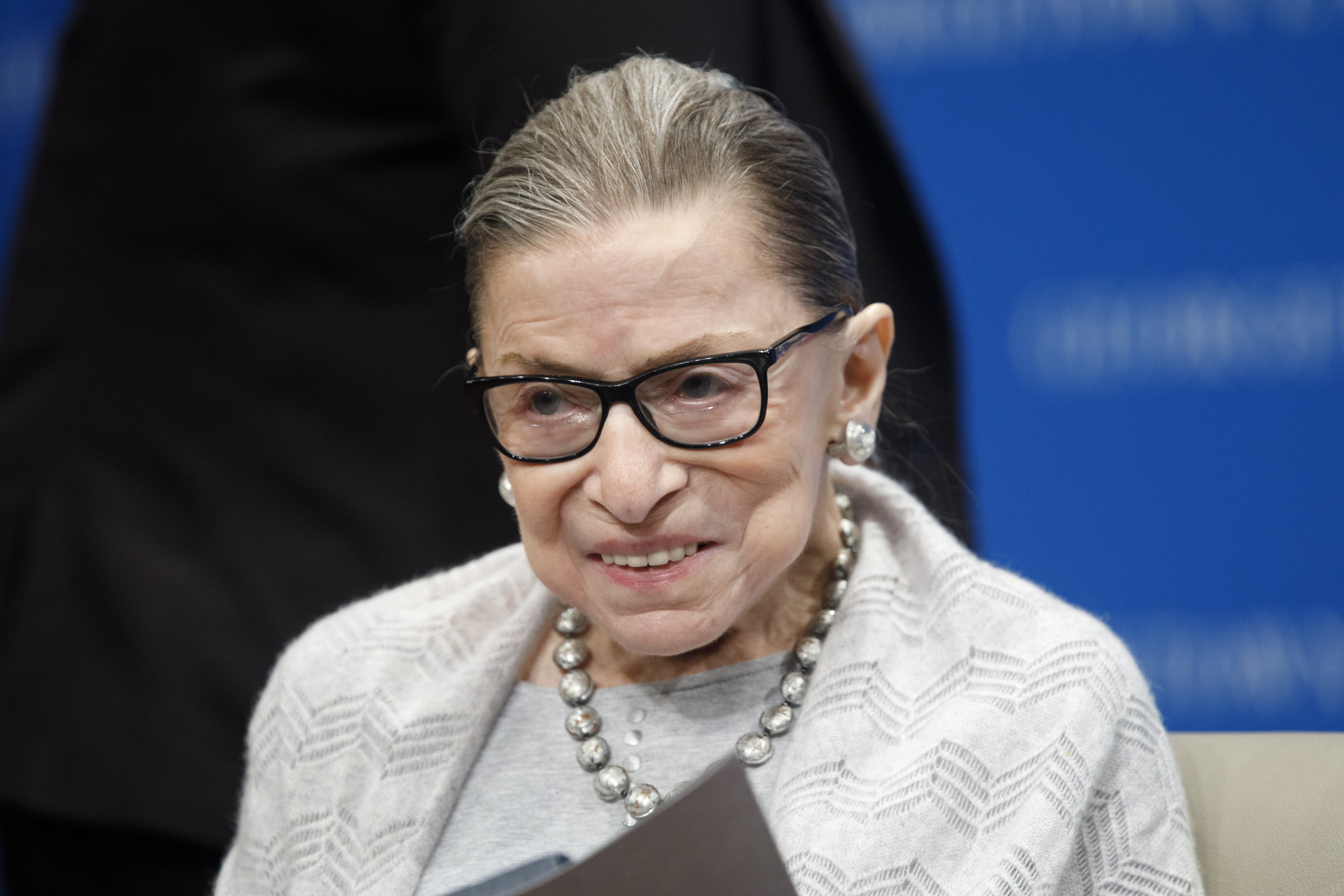 Late 87-year-od Supreme Court Justice Ruth Bader Ginsburg at the Georgetown Law Center in Washington, DC. | Photo: Getty Images