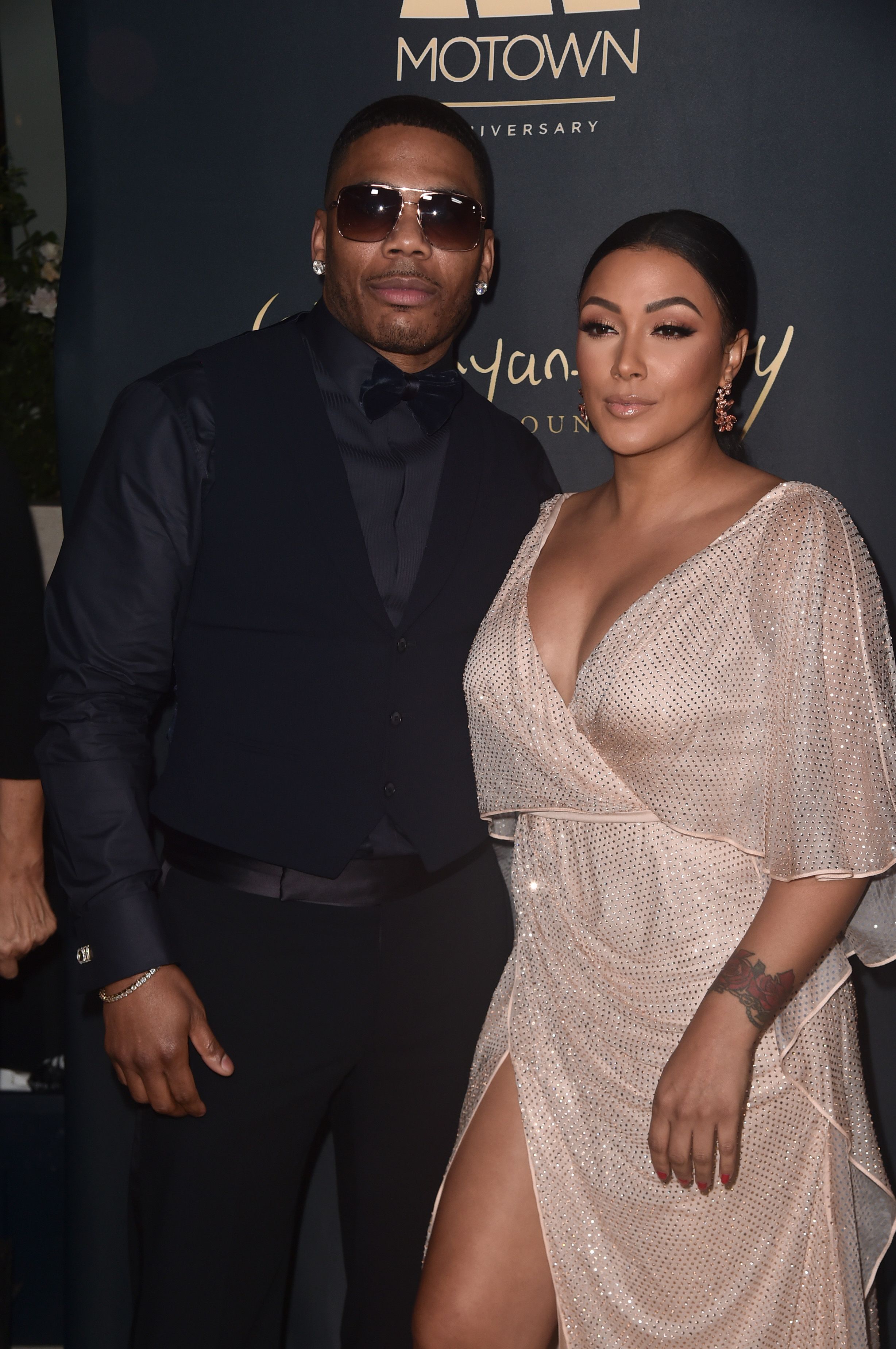 Nelly and Shantel Jackson at The Ryan Gordy Foundation's  celebration of 60 Years Of Mowtown on November 11, 2019. | Photo: Getty Images