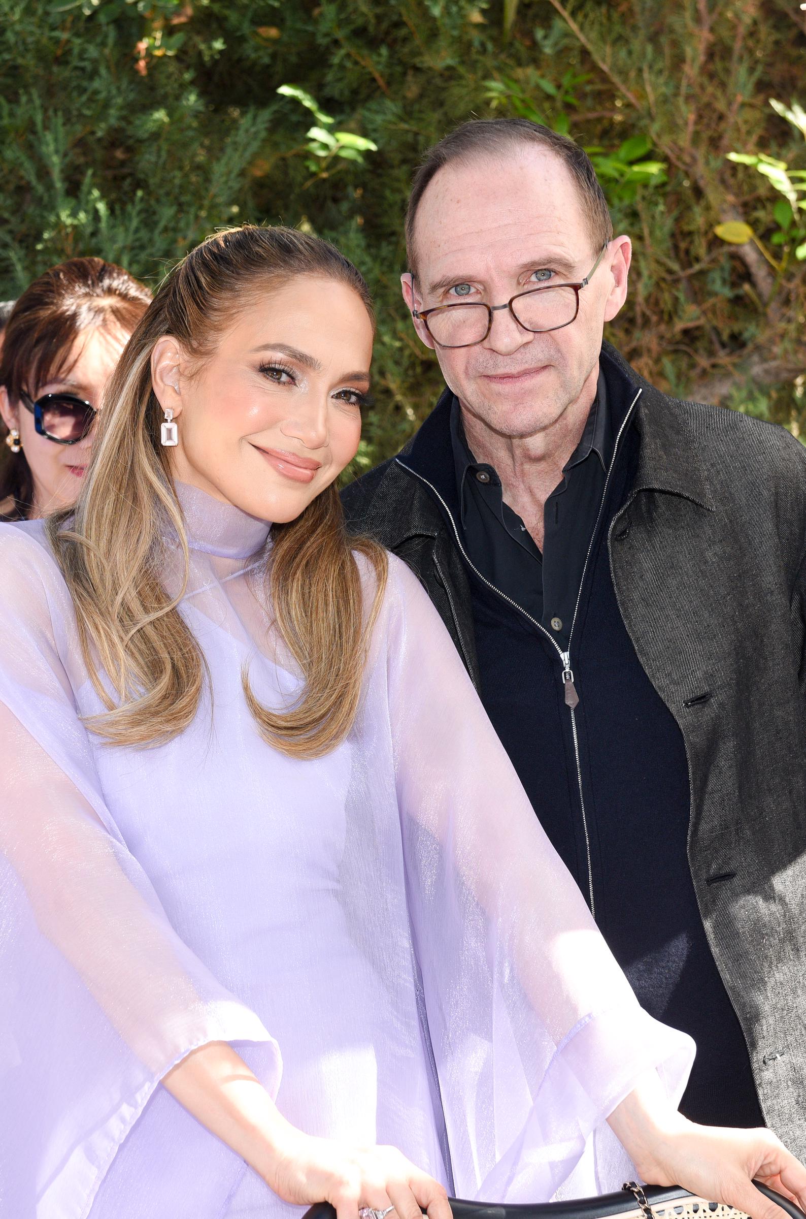 Jennifer Lopez and Ralph Fiennes attend Variety's 10 Directors To Watch, Palm Springs International Film Festival on January 4, 2025 | Source: Getty Images