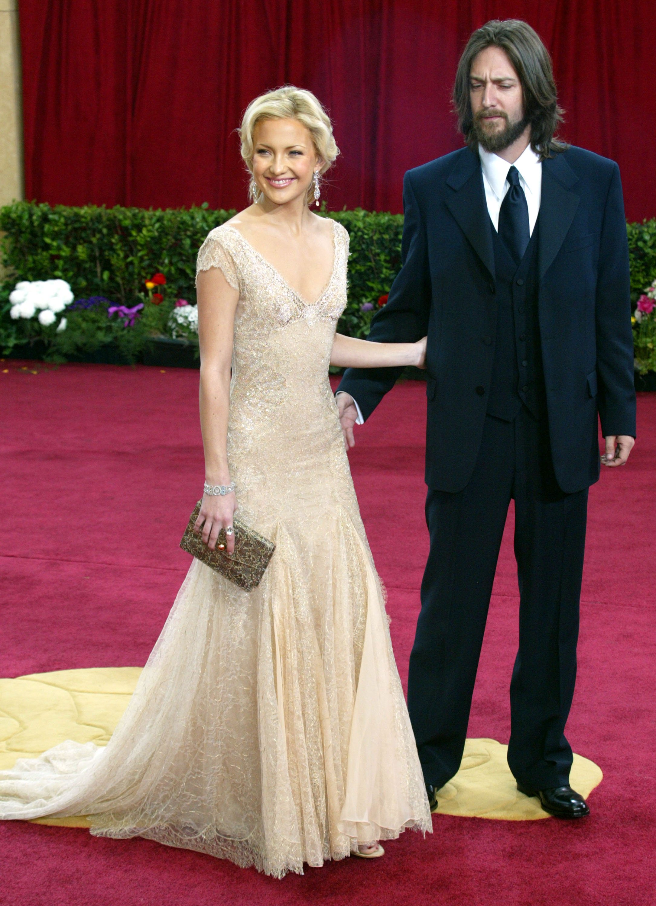 Kate Hudson and her husband Chris Robinson during The 75th Annual Academy Awards at The Kodak Theater in Hollywood, California. / Source: Getty Images