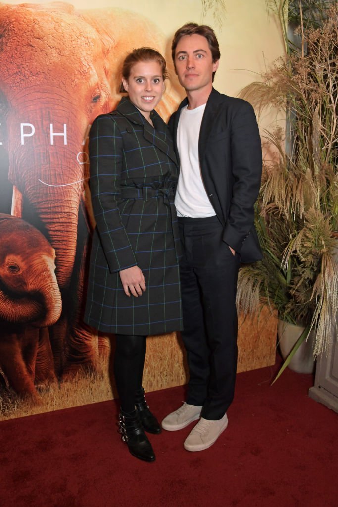 Princess Beatrice of York and Edoardo Mapelli Mozzi attend the London Premiere of Apple's acclaimed documentary "The Elephant Queen". | Photo: Getty Images