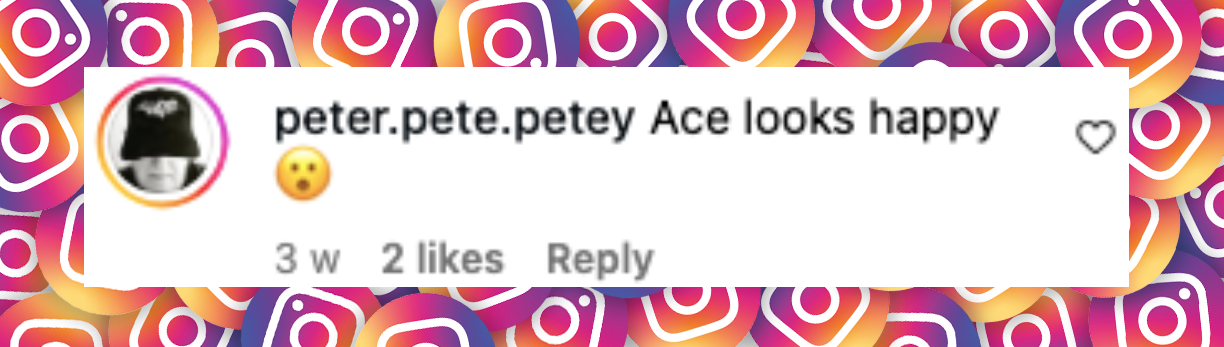 Fan comment about Ace Frehley, posted on September 24, 2025. | Source: Instagram/acefrehleyofficial