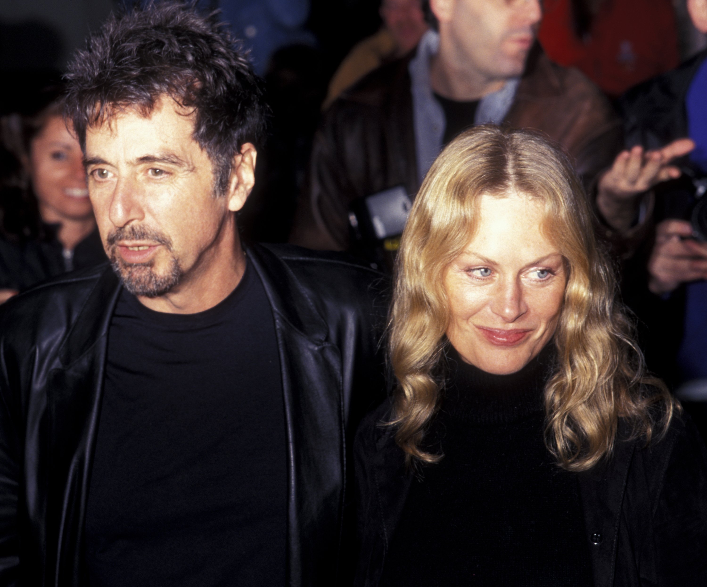 Al Pacino and Beverly D'Angelo attend "The Insider" film premiere party at the Ziegfeld Theater, on November 1, 1999 , in New York City. | Source: Getty Images
