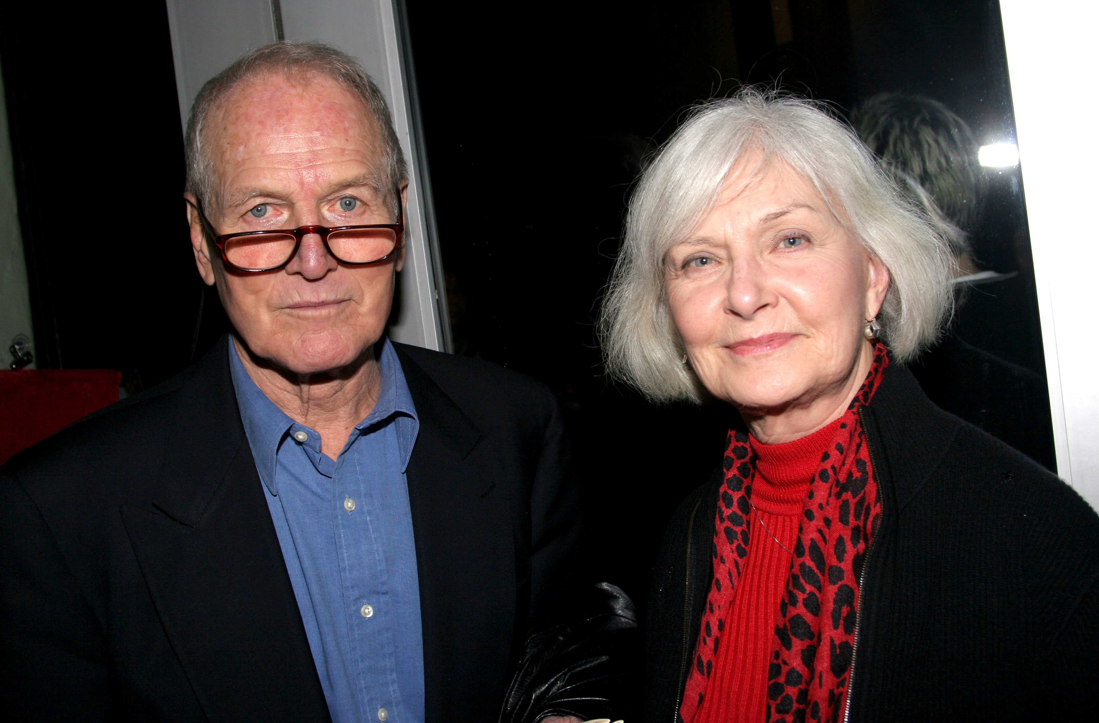 Paul Newman and Joanne Woodward during Sam Shepard Returns To The Stage After 31 Years Absence In "A Number" at NYTW Theater in New York City, New York, United States, 2004 | Source: Getty Images