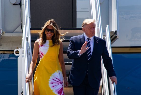 Donald Trump and Melania Trump taken in August 2019. | Image: Getty Images