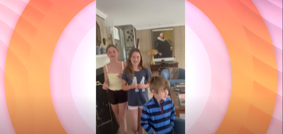 Jenna Bush Hager's kids about to be surprised with her brand new haircut, dated June 17, 2025 | Source: Youtube/TODAY with Jenna & Friends