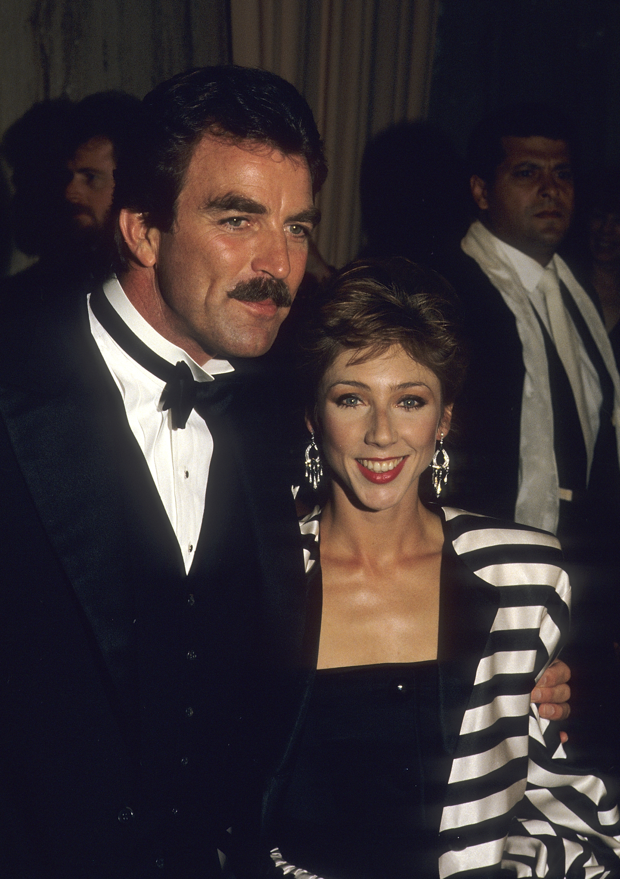 Tom Selleck and Jillie Mack attend the 44th Annual Golden Globe Awards in Beverly Hills, California on January 31, 1987. | Source: Getty Images