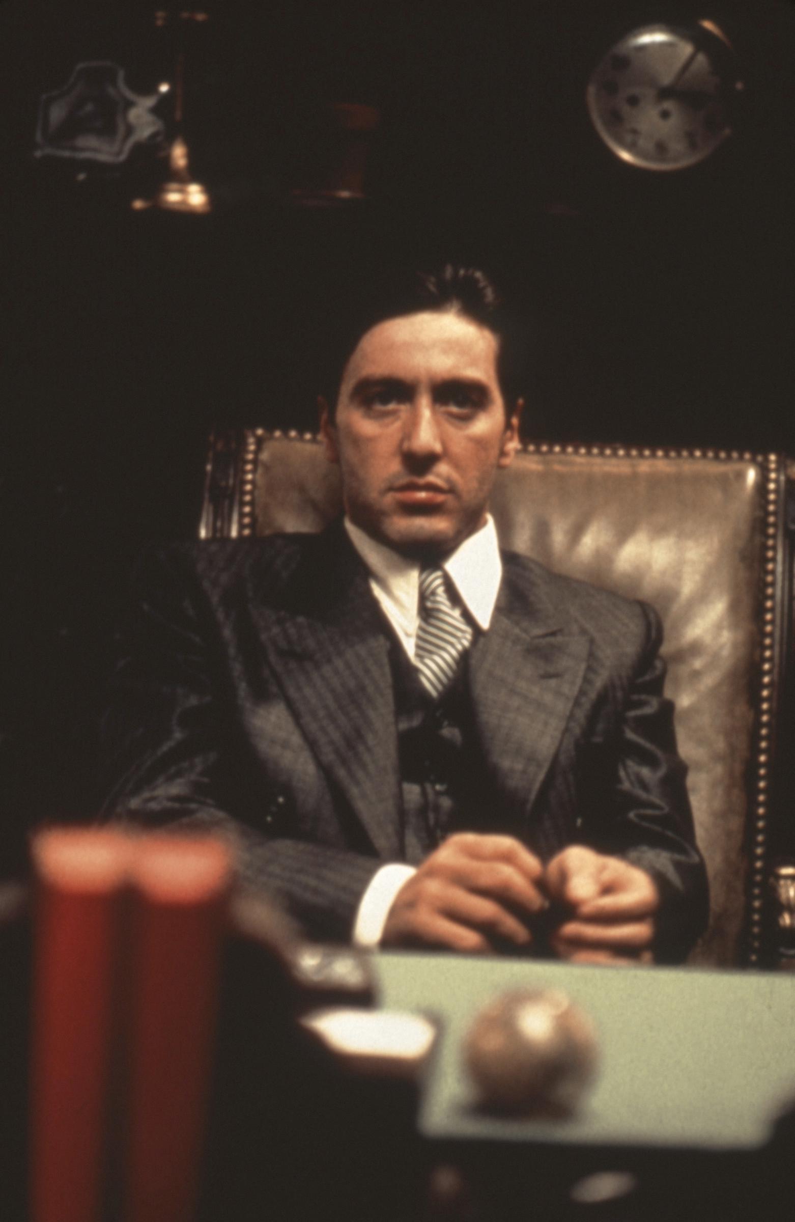 Al Pacino as Michael Corleone in "The Godfather," circa 1972 | Source: Getty Images