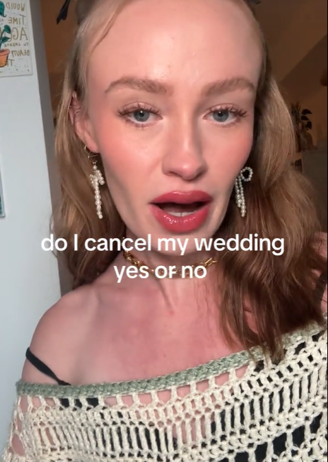 Mia McClain talks about her wedding in a video post dated September 29, 2025 | Source: TikTok/mia_mcclain