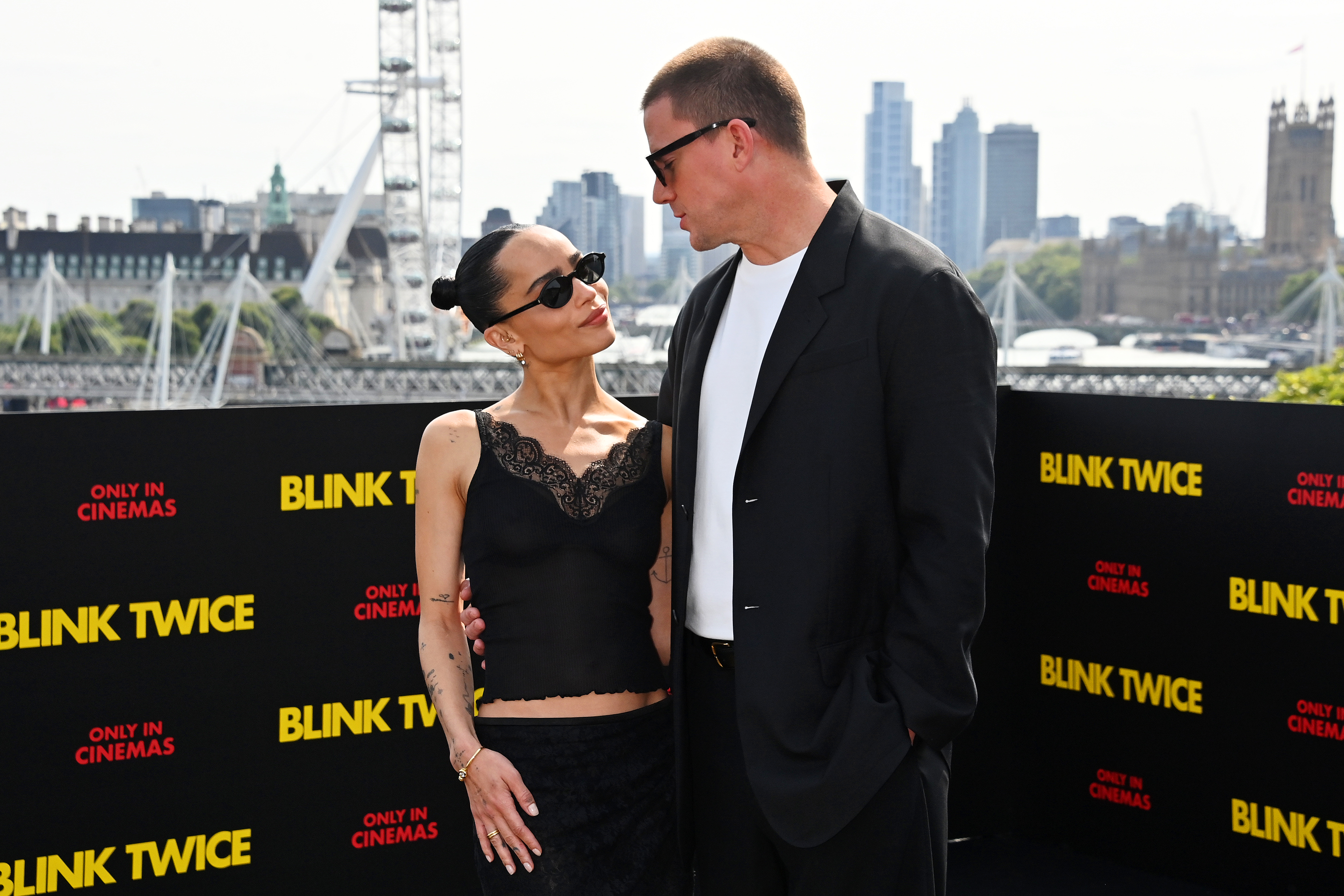 Zoe Kravitz and Channing Tatum on August 18, 2024, in London, England | Source: Getty Images