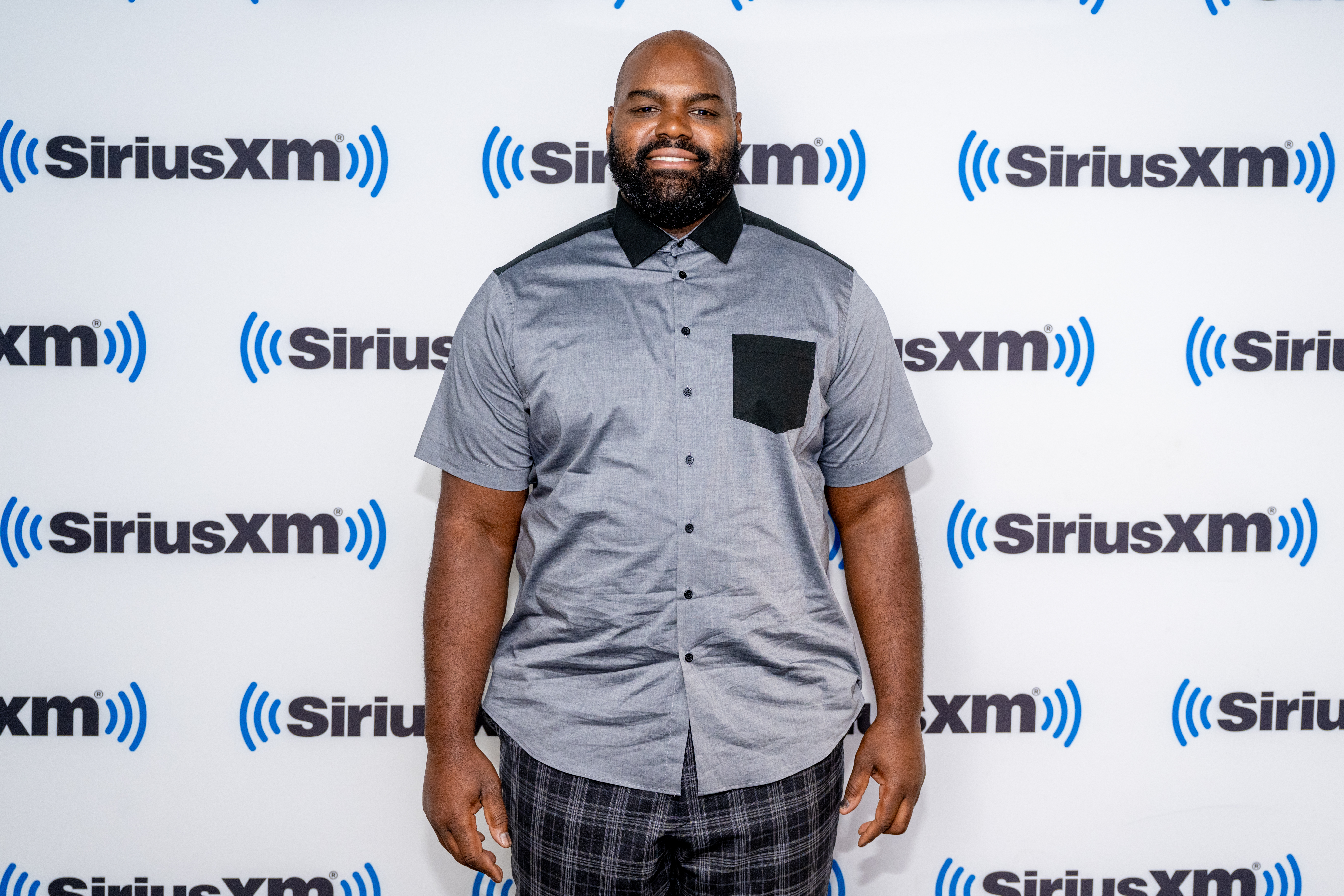 Michael Oher visits SiriusXM at SiriusXM Studios on August 9, 2023, in New York City. | Source: Getty Images