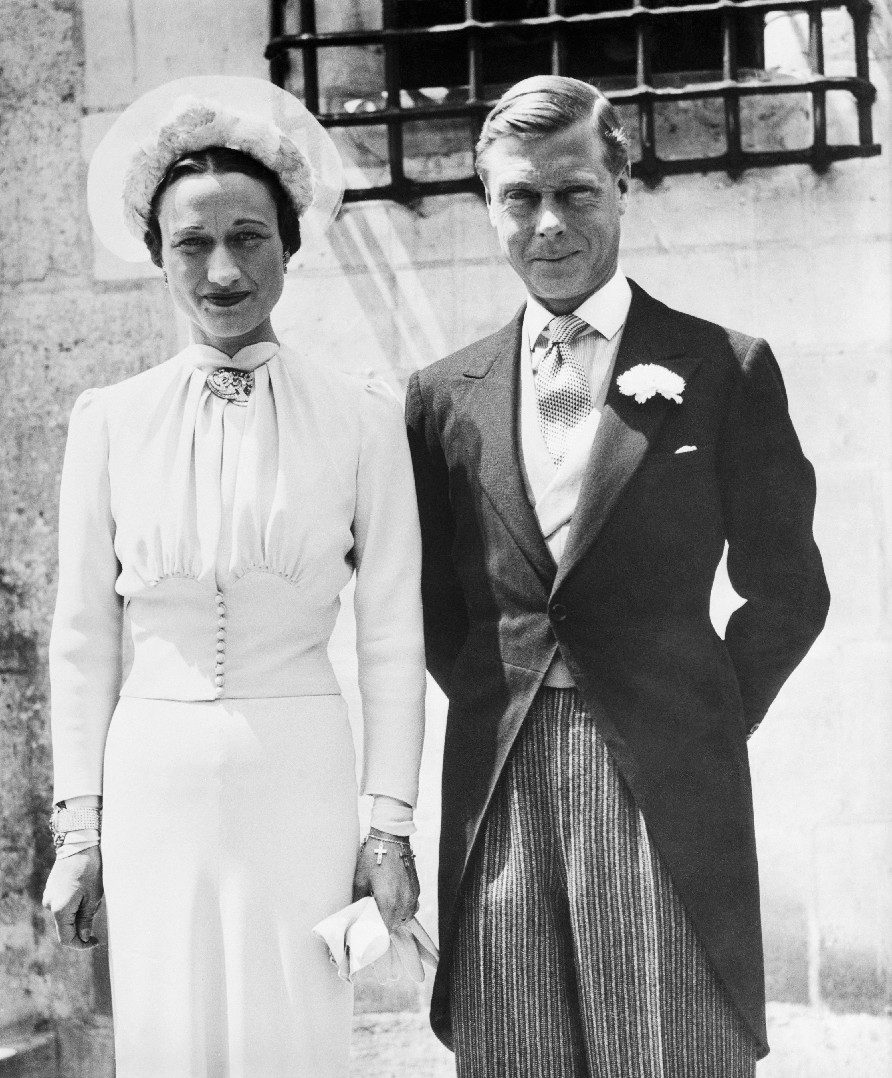A portrait of Wallis Simpson and her husband King Edward VIII following their wedding ceremony at the Chateau De Cande in June 1937 in Monts, France. | Source: Getty Images