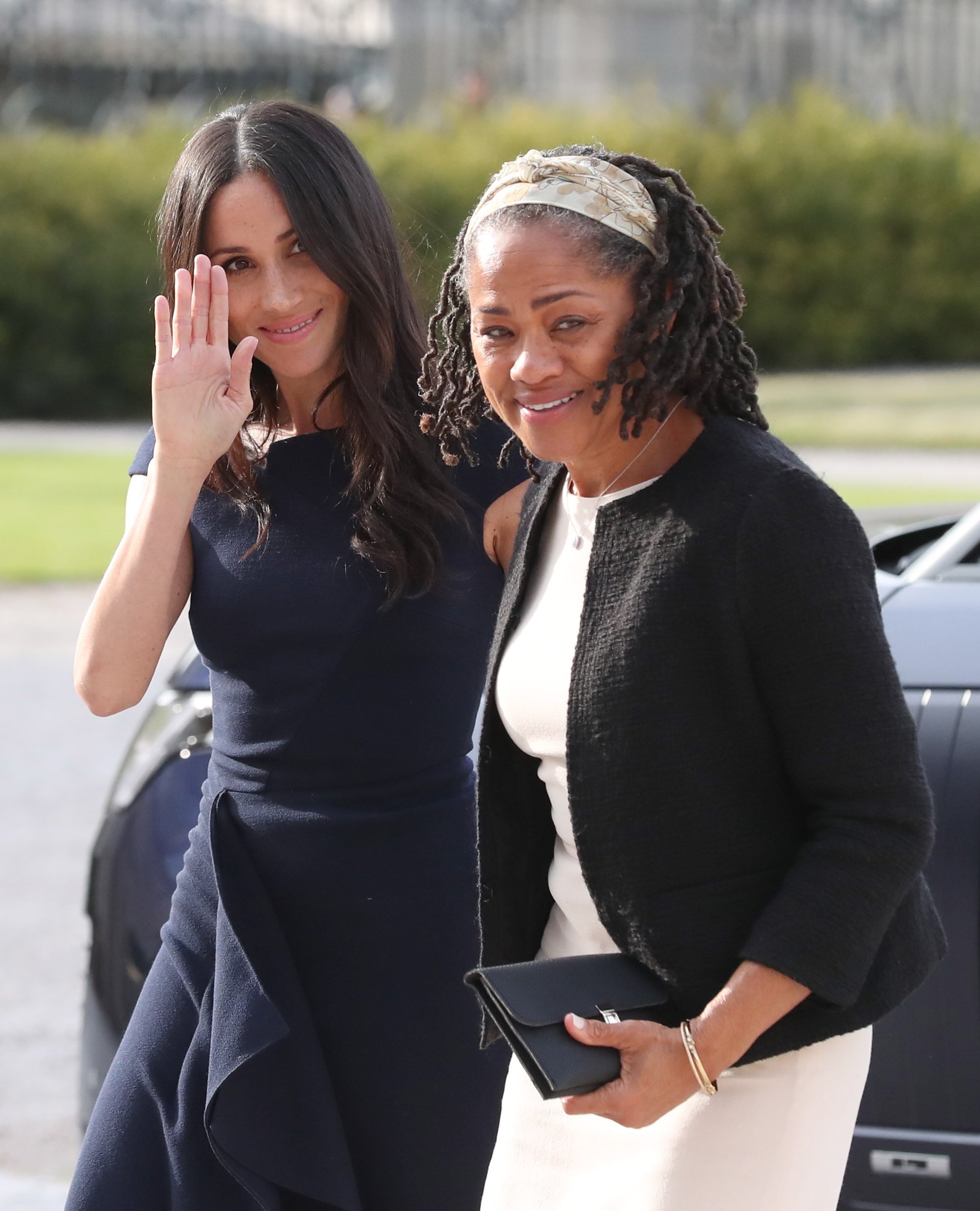 Meghan Markle & Doria Ragland at Cliveden House Hotel the night before her wedding to Prince Harry on May 18, 2018 in England | Photo: Getty Images