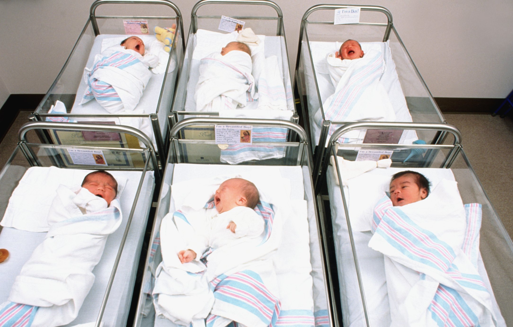 Babys in einem Krankenhaus I Quelle: Getty Images
