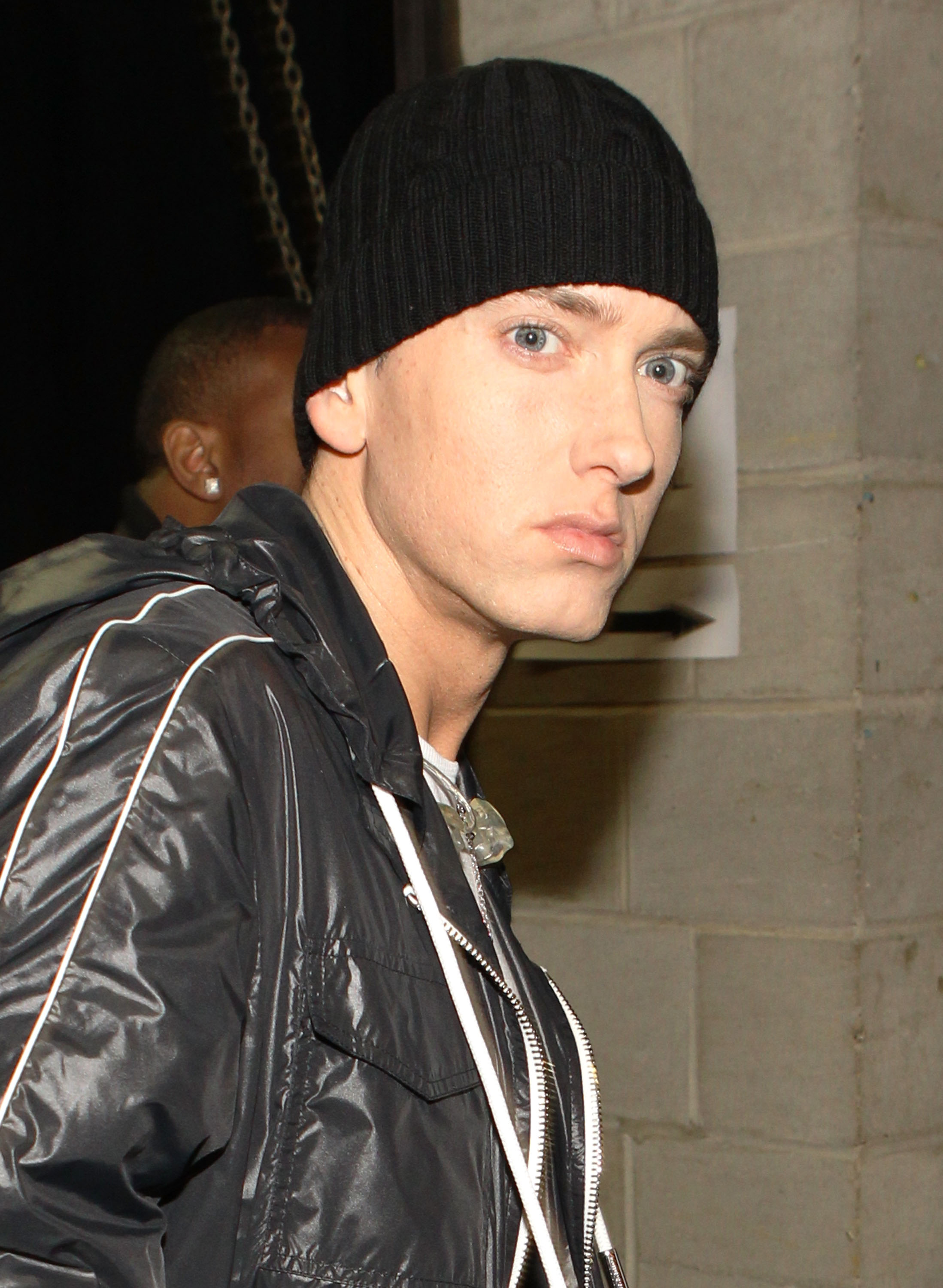 Eminem during the 52nd Annual Grammy Awards on January 31, 2010 in Los Angeles, California. | Source: Getty Images