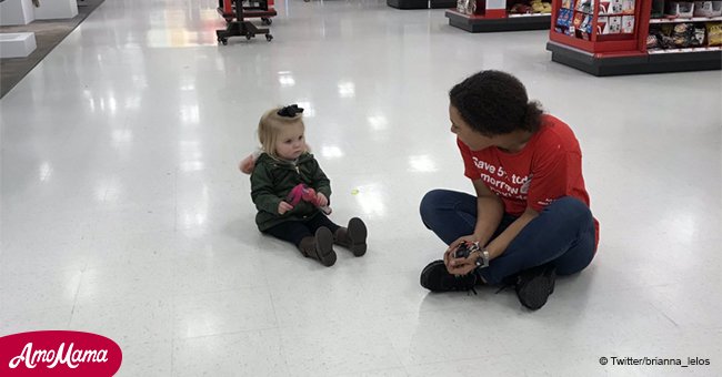 Target Employee Brilliantly Ends Toddler's Public Tantrum in This Viral Video