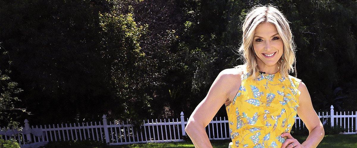 Debbie Matenopoulos on the set of Hallmark's "Home & Family" at Universal Studios Hollywood on April 10, 2019 | Photo: Getty Images