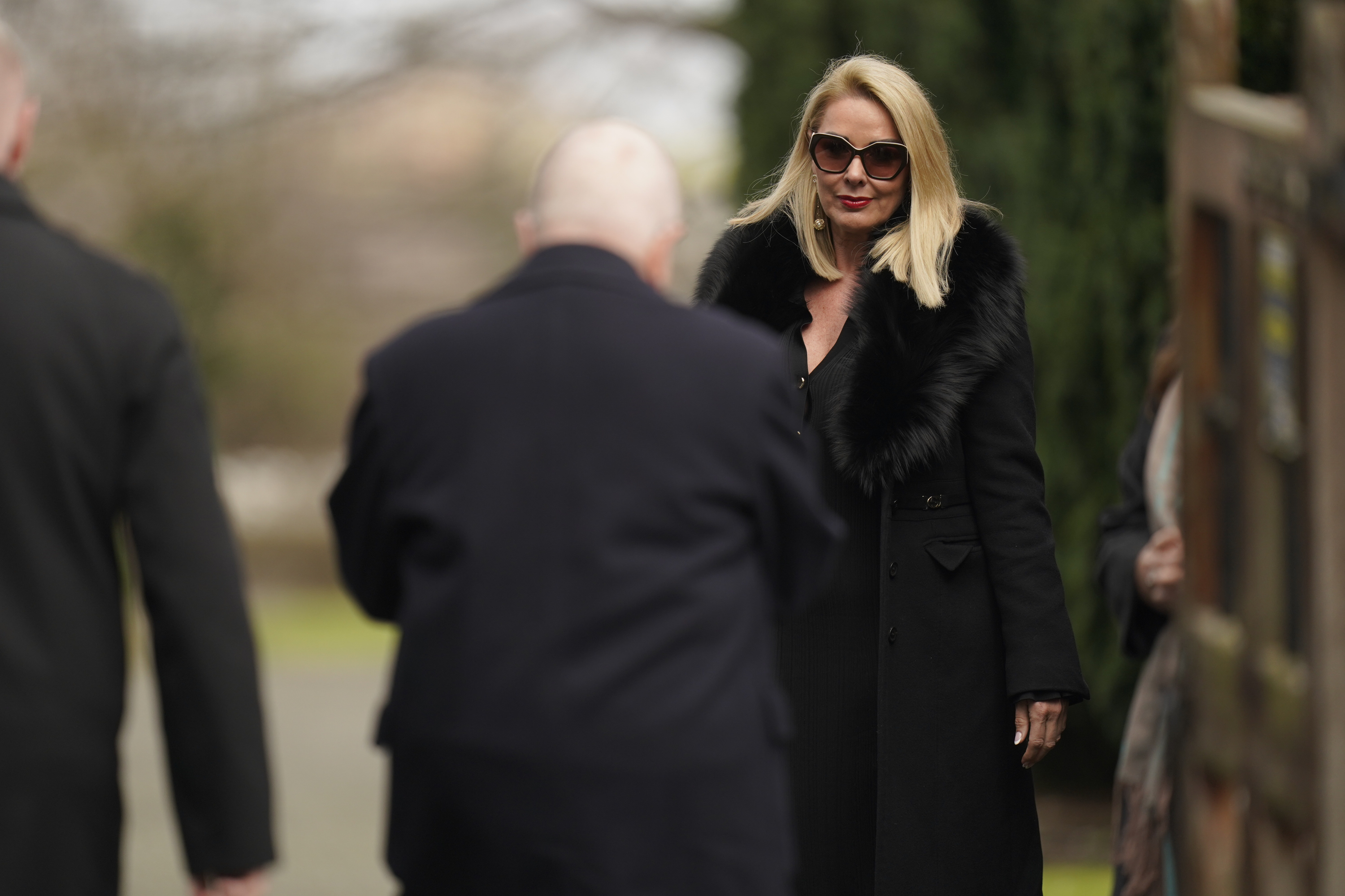 Claire Sweeney attends The Vivienne's funeral on January 27, 2025 | Source: Getty Images