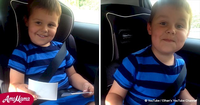 Video of 5-year-old boy reacting emotionally at becoming the elder brother 