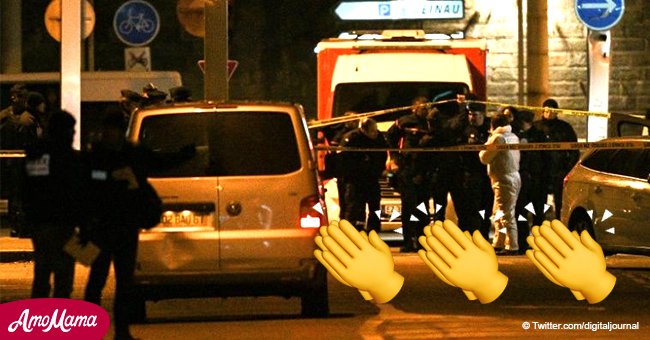 La police a reçu des remerciements particuliers de la part des gens après la mort de Chérif Chekatt