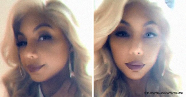 Tamar Braxton shows off new blonde wig while on date night with boyfriend