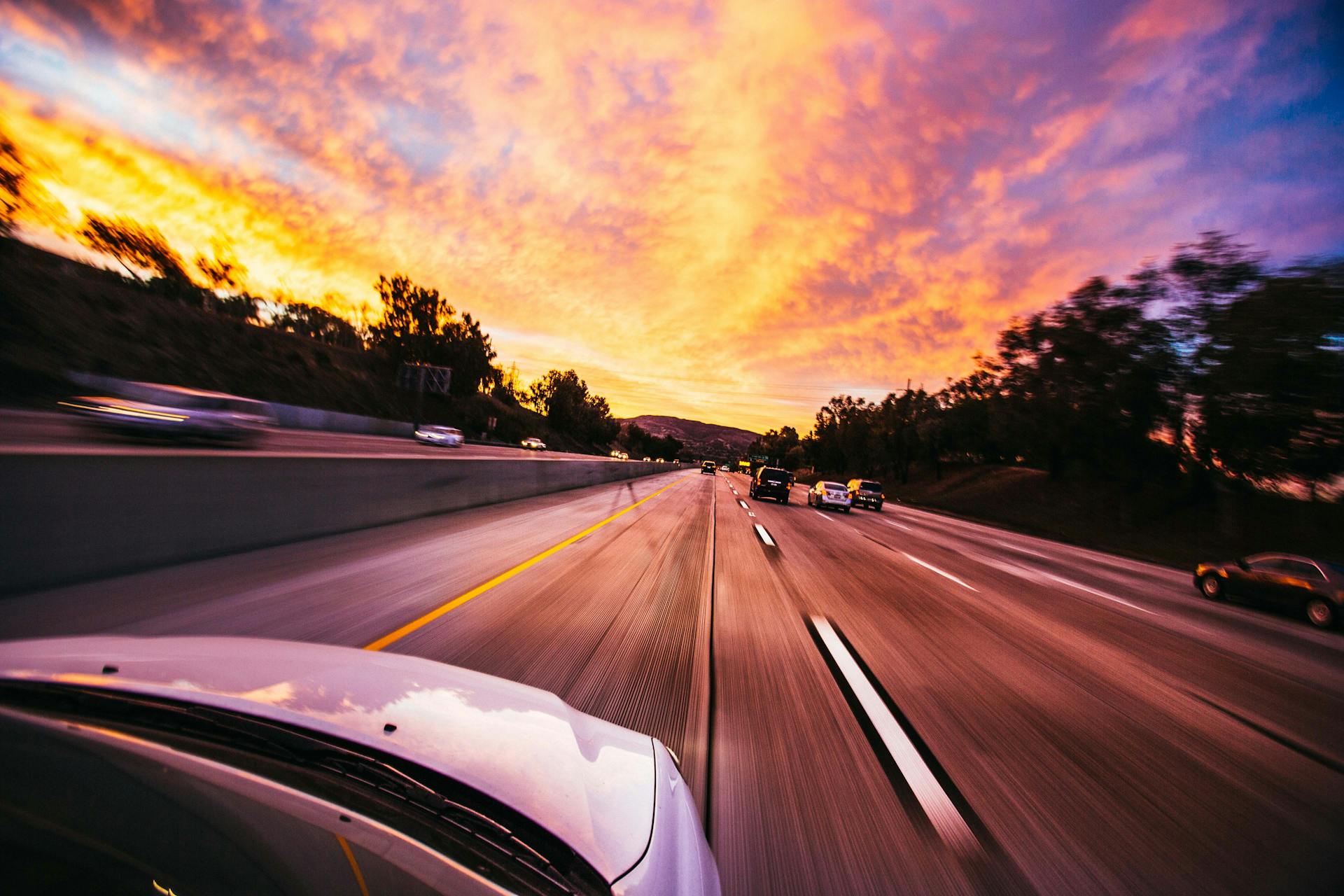 A car driving on a road | Source: Pexels