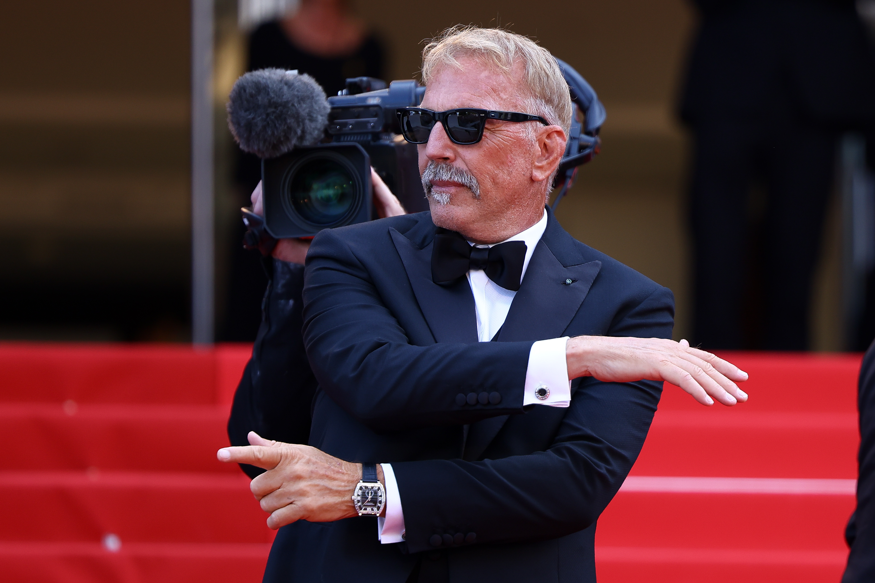 Kevin Costner during the 77th annual Cannes Film Festival at Palais des Festivals on May 19, 2024, in Cannes, France. | Source: Getty Images