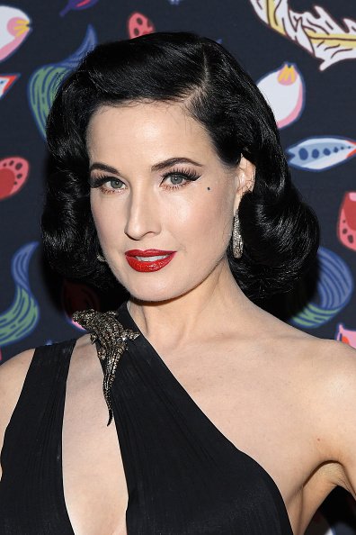 Dita Von Teese at Musee Des Arts Decoratifs on February 26, 2020 in Paris, France. | Photo: Getty Images