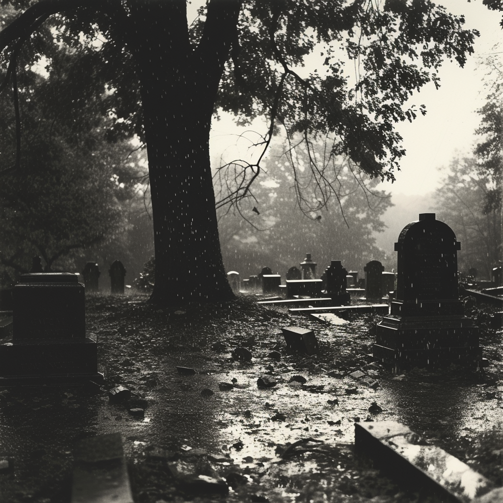 A cemetery | Source: Midjourney
