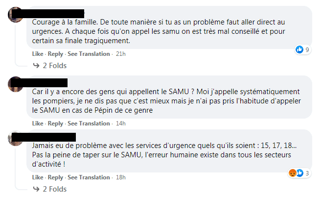 Capture d'écran | Photo : Capture Commentaires