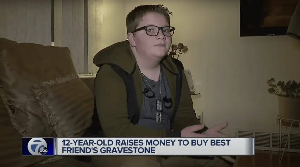 Kaleb Klakulak | Source : YouTube.com/WXYZ-TV Detroit | Channel 7