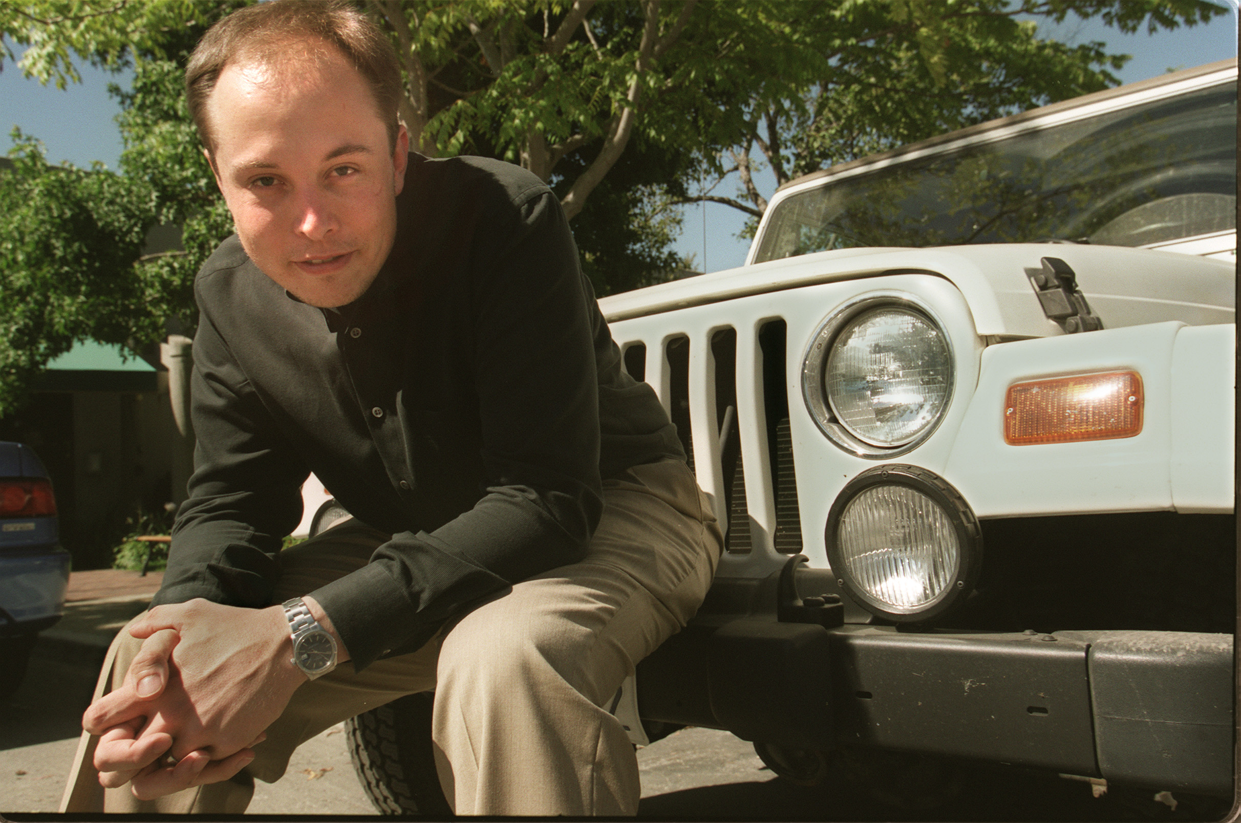 A portrait of Elon Musk on August 7, 2000, in Palo Alto, California. | Source: Getty Images