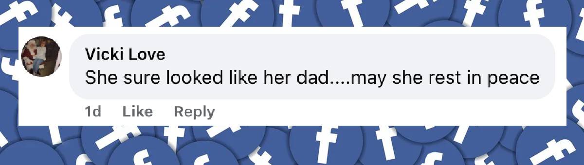 A netizen's comment on George Clooney's sister, dated December 21, 2025 | Source: Facebook/NypostEntertainment