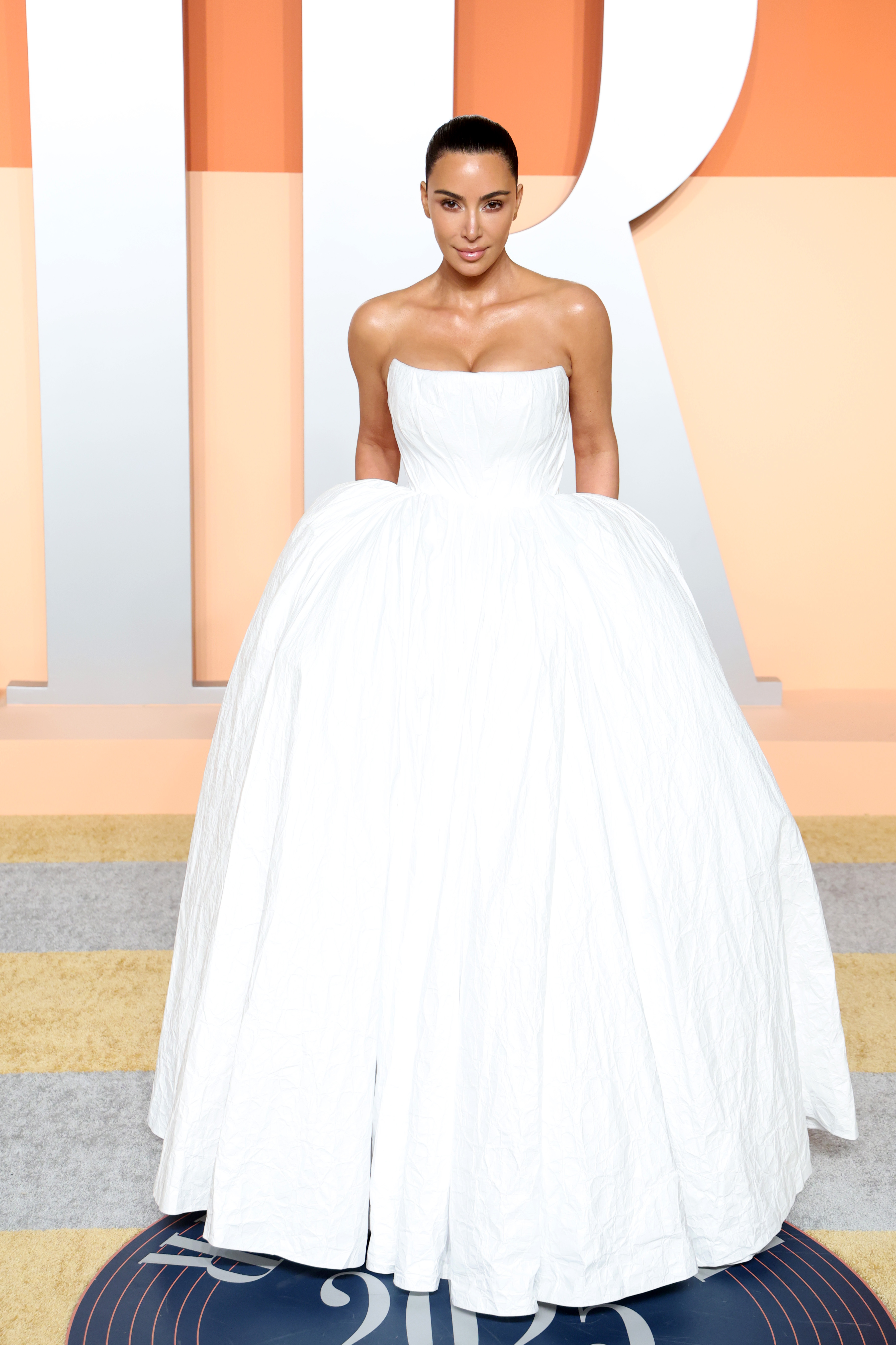 Kim Kardashian at the Vanity Fair Oscar Party on March 2, 2025, in Beverly Hills, California. | Source: Getty Images