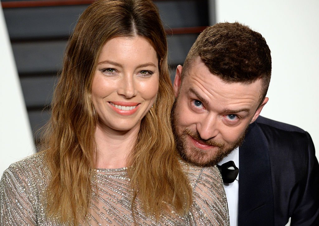 Jessica Biel and Justin Timberlake pictured at the 2016 Vanity Fair Oscar Party, Beverly Hills, California. | Photo: Getty Images