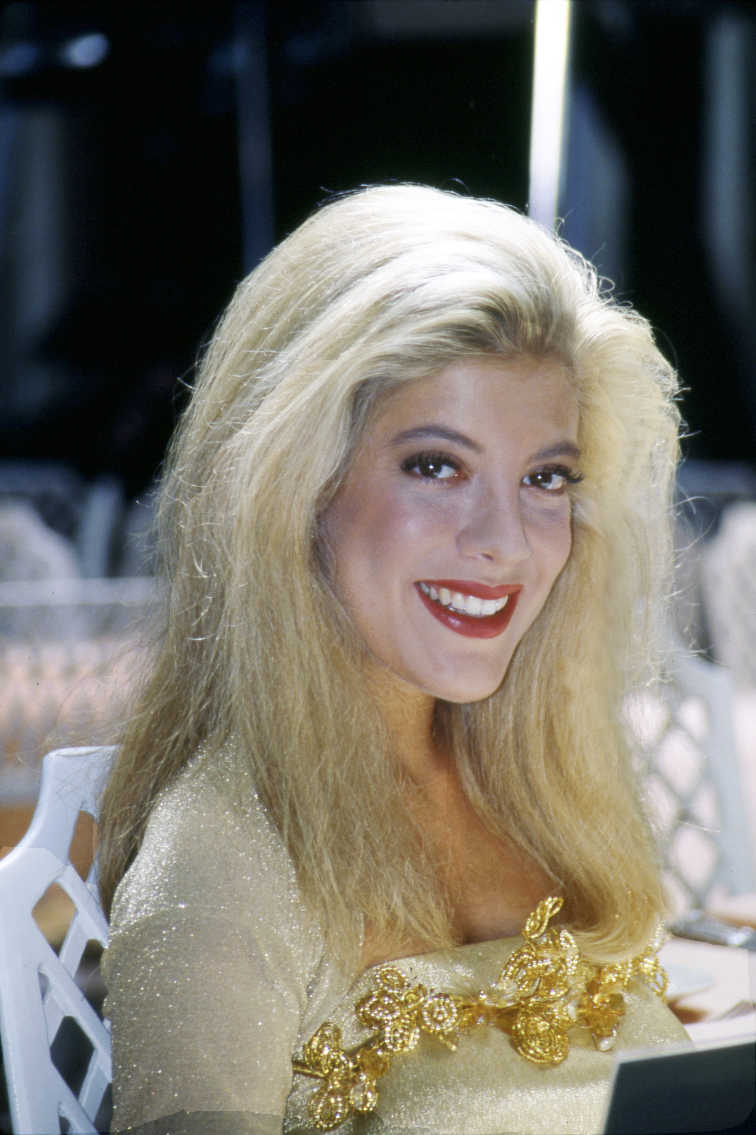 Tori Spelling in 1992 in Los Angeles, California | Source: Getty Images