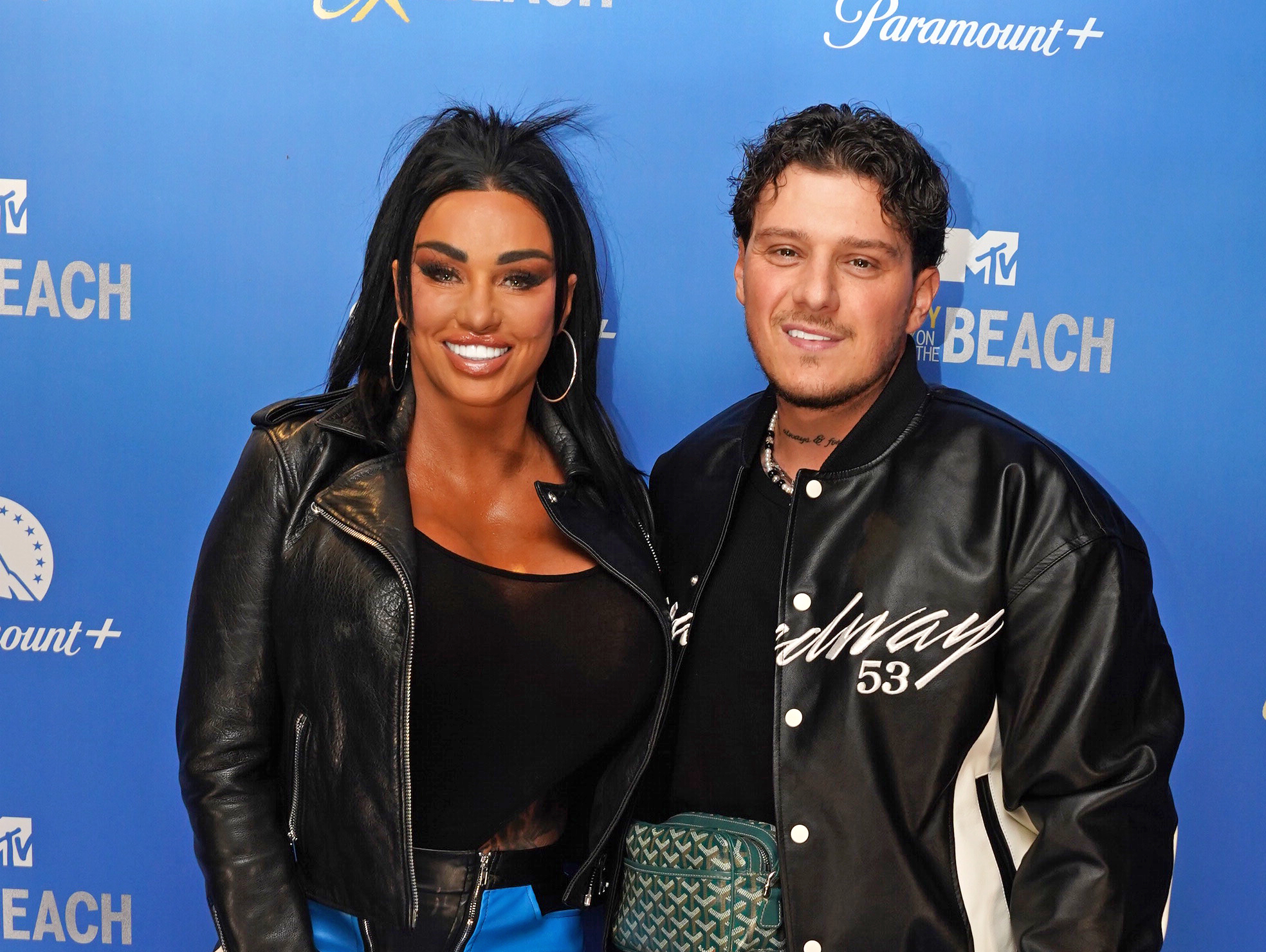 Katie Price and JJ Slater at the "Celebrity Ex on the Beach" event on March 18, 2024, in London, England. | Source: Getty Images