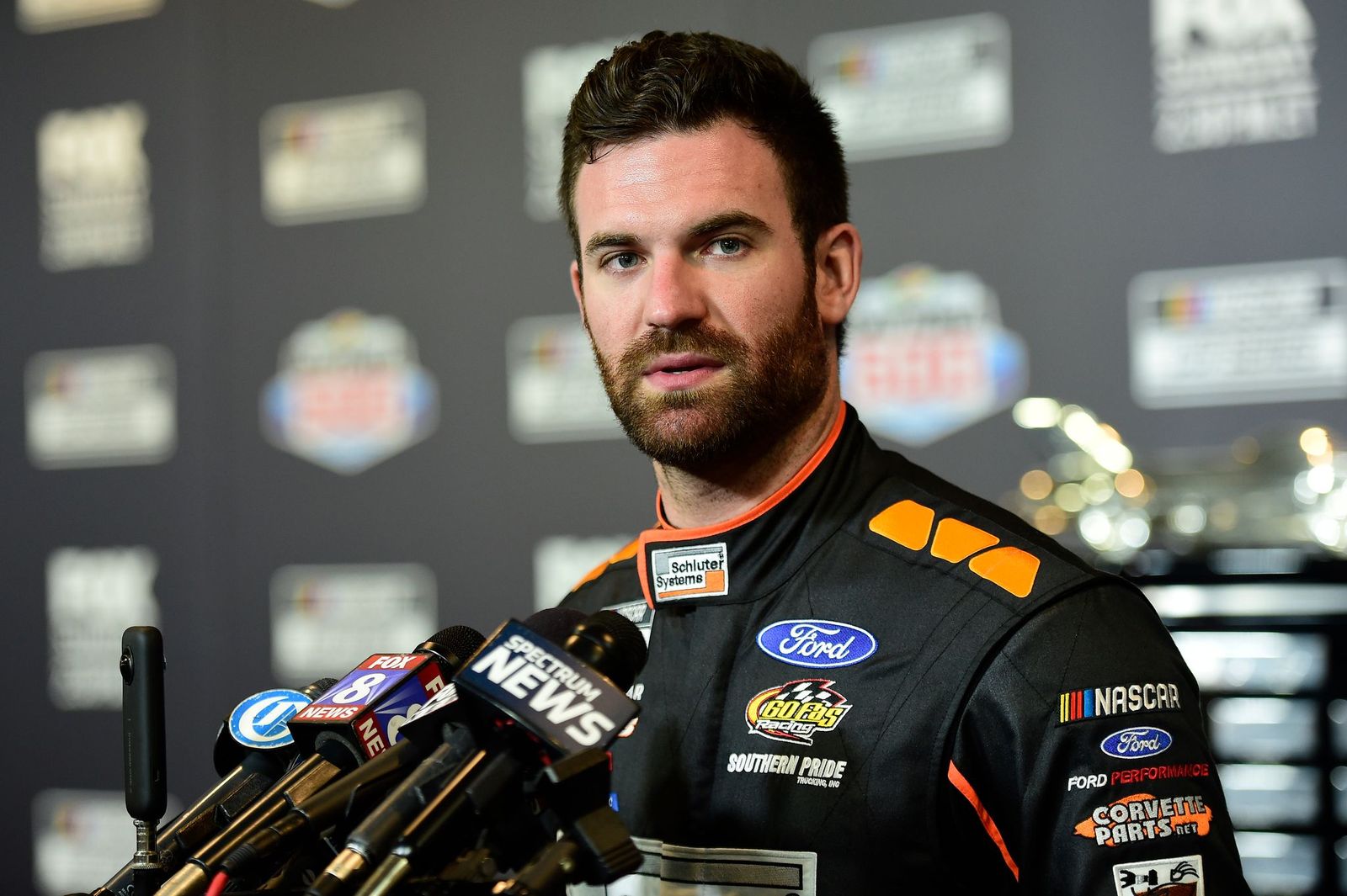 Corey LaJoie at the NASCAR Cup Series 62nd Annual Daytona 500 Media Day on February 12, 2020, in Daytona Beach, Florida | Photo: Jared C. Tilton/Getty Images