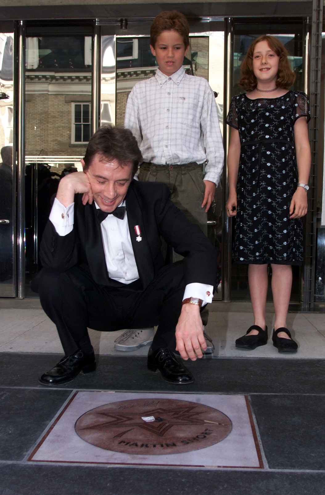 Henry Hayter Short and his cousin Lena Dolman Martin Short's induction to Canada's Walk Of Fame on June 23, 2000, in Canada. | Source: Getty Images