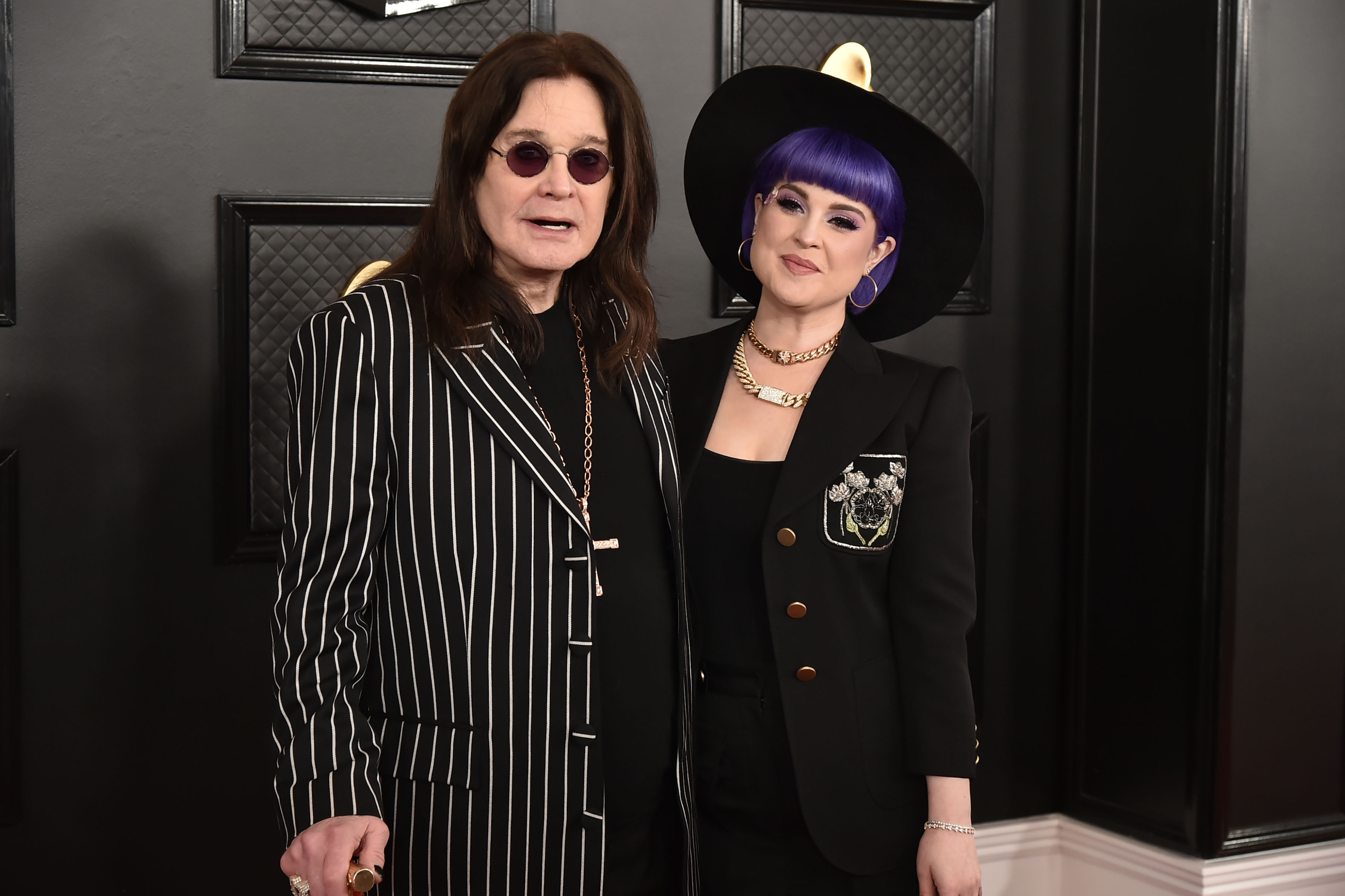 Kelly and Ozzy Osbourne at the 2020 Grammy Awards at Staples Center | Source: Getty Images