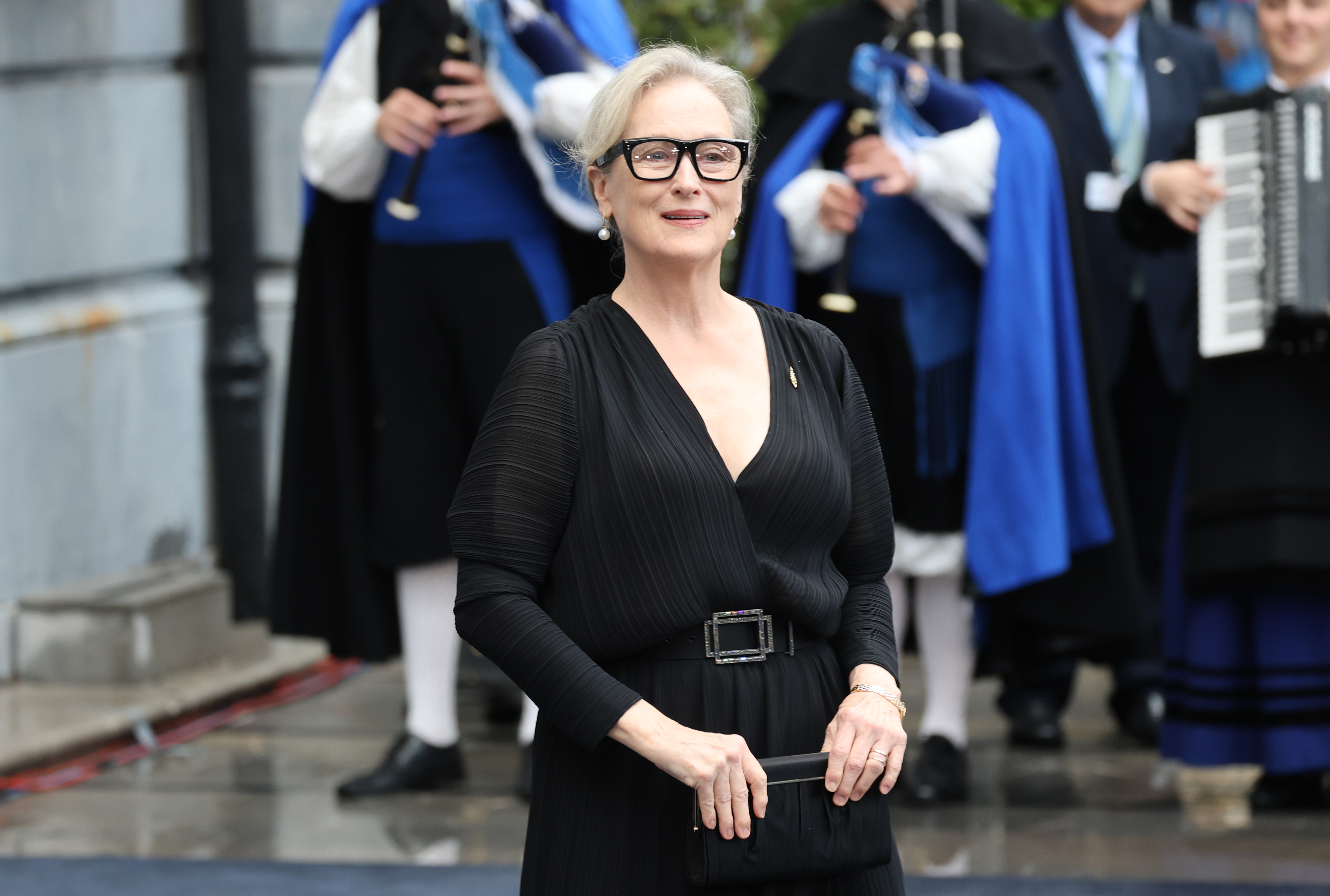 Meryl Streep on her arrival at the Princess of Asturias Awards ceremony, in Oviedo, Spain, on October 20, 2023. | Source: Getty Images