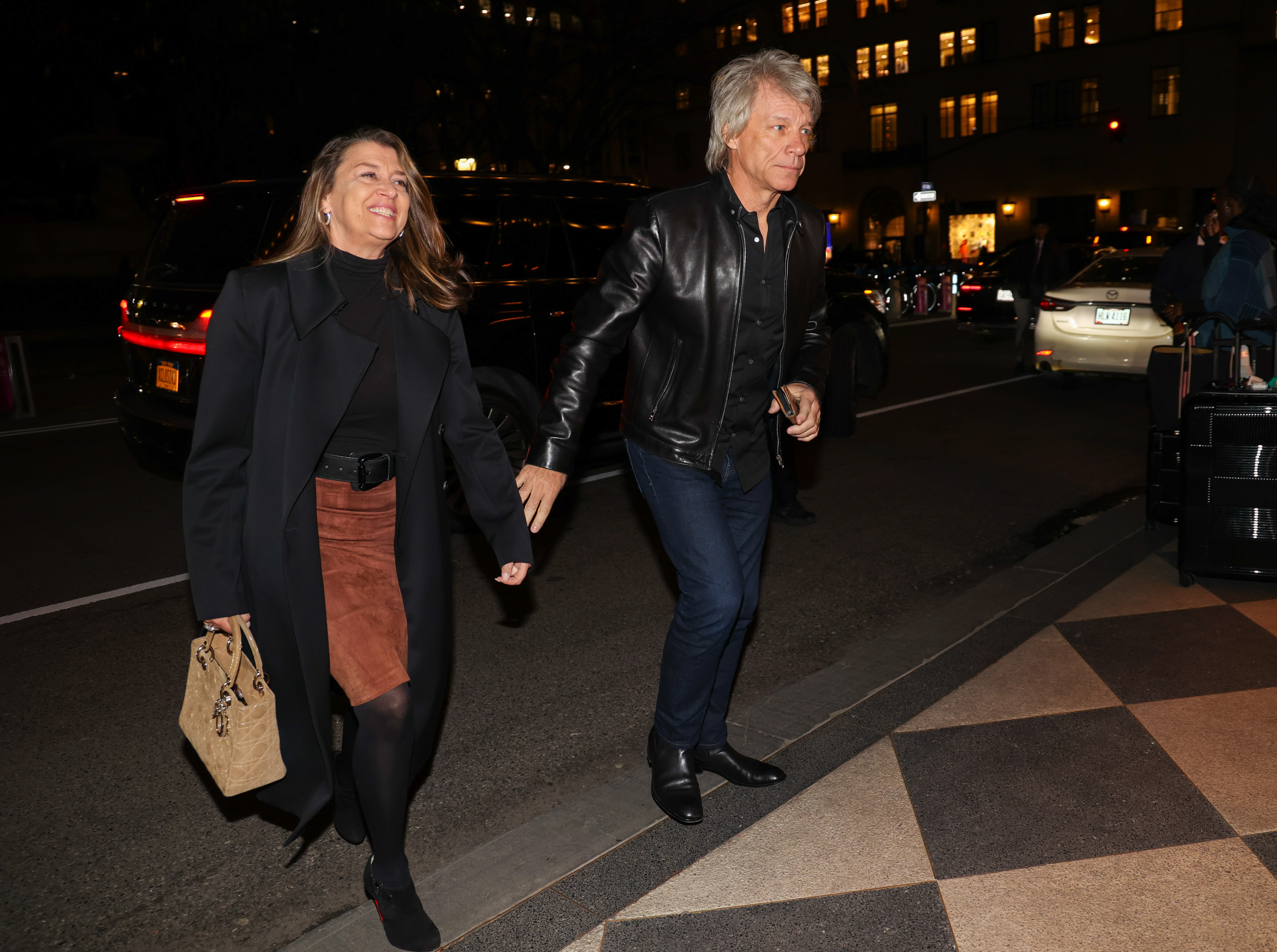 Dorothea Hurley and Jon Bon Jovi spotted out in New York City on March 1, 2024 | Source: Getty Images