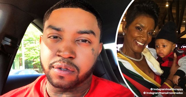 Lil Scrappy's mother Momma Dee holds her baby grandson in adorable new picture 