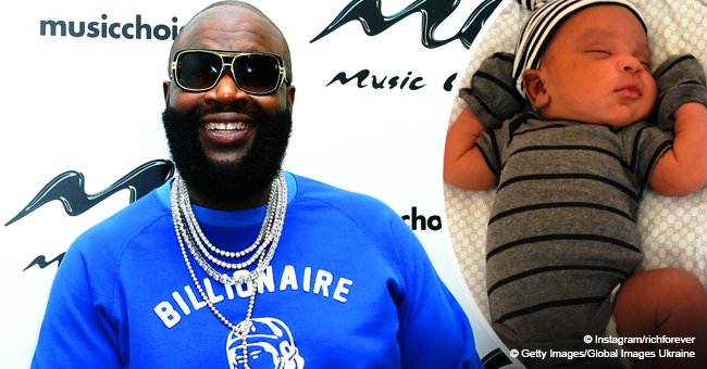 Rick Ross shares first picture of newborn son Billion Leonard