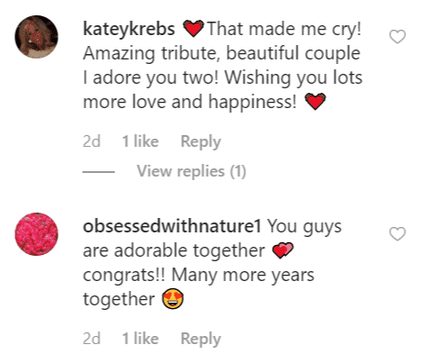 More fan comments on Christopher Knights post | Instagram: @christopherknightbrands