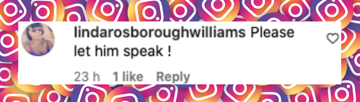 Netizen comment about Simone Biles and Jonathan Owens, posted on May 4, 2025. | Source: Instagram/enews