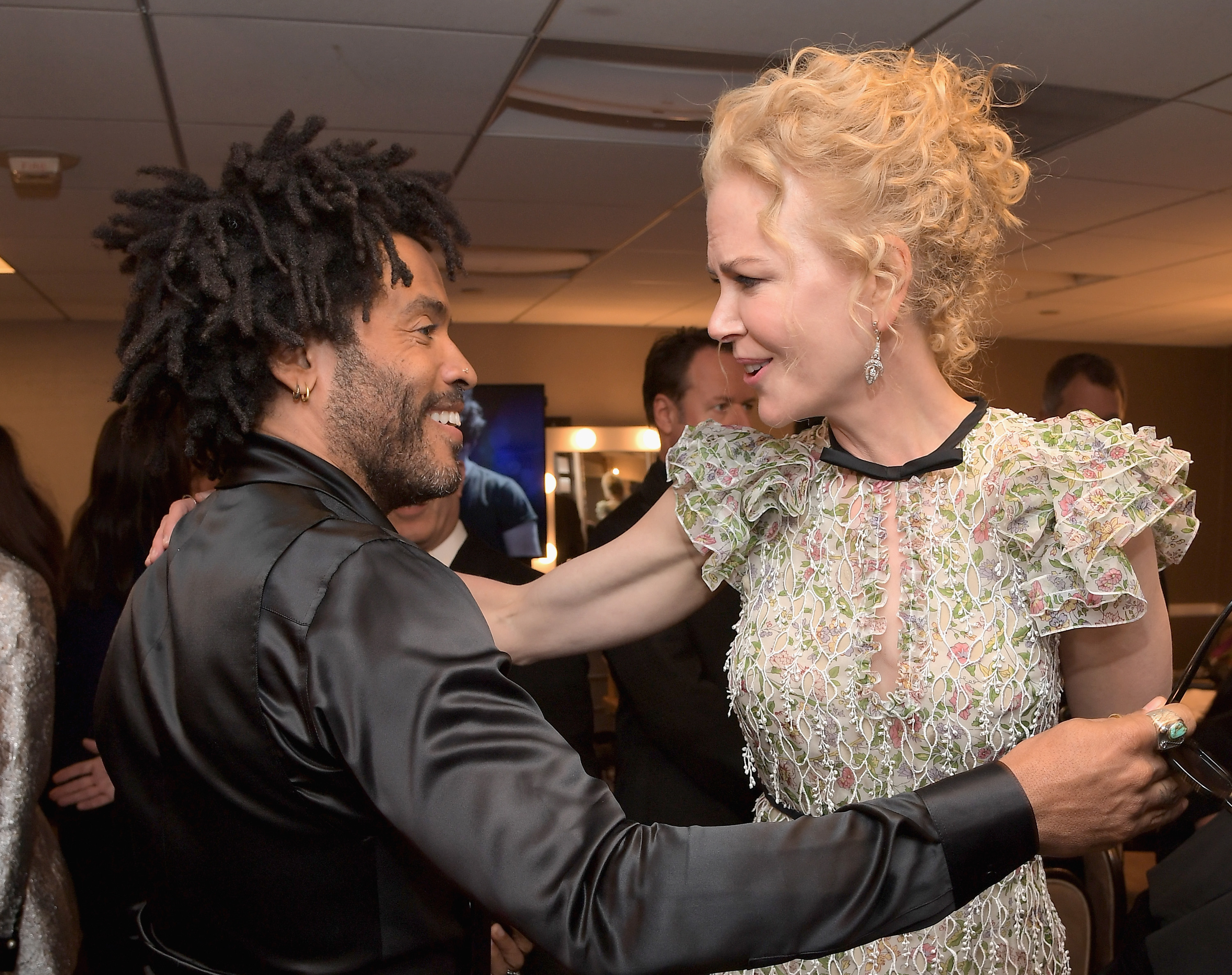 Lenny Kravitz and Nicole Kidman during the Hollywood Film Awards on November 6, 2016 in West Hollywood, California. | Source: Getty Images