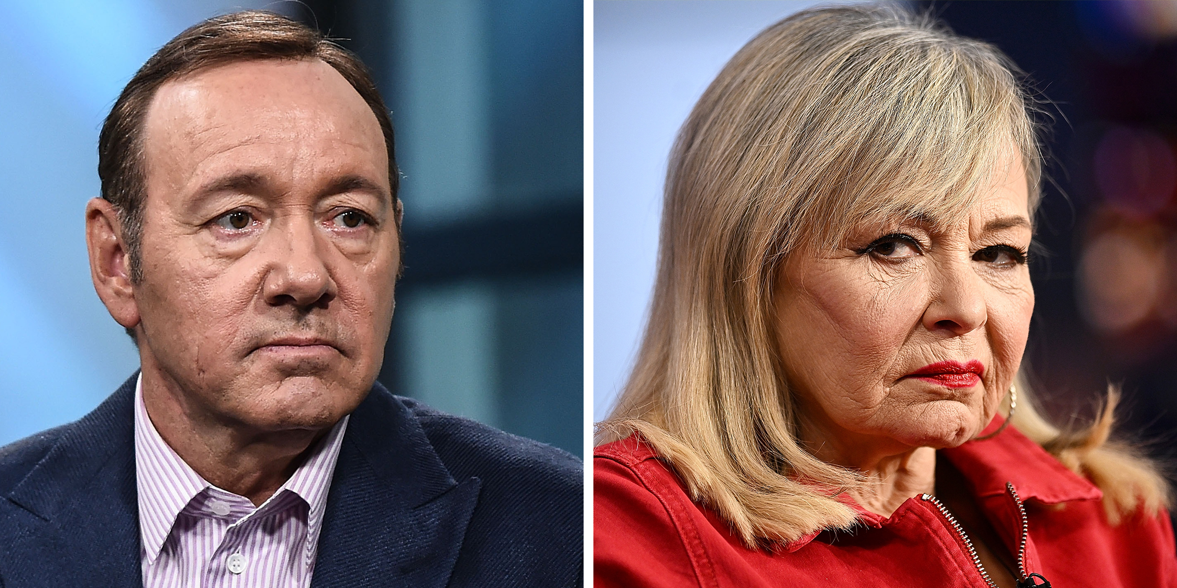 Kevin Spacey | Roseanne Barr | Source: Getty Images