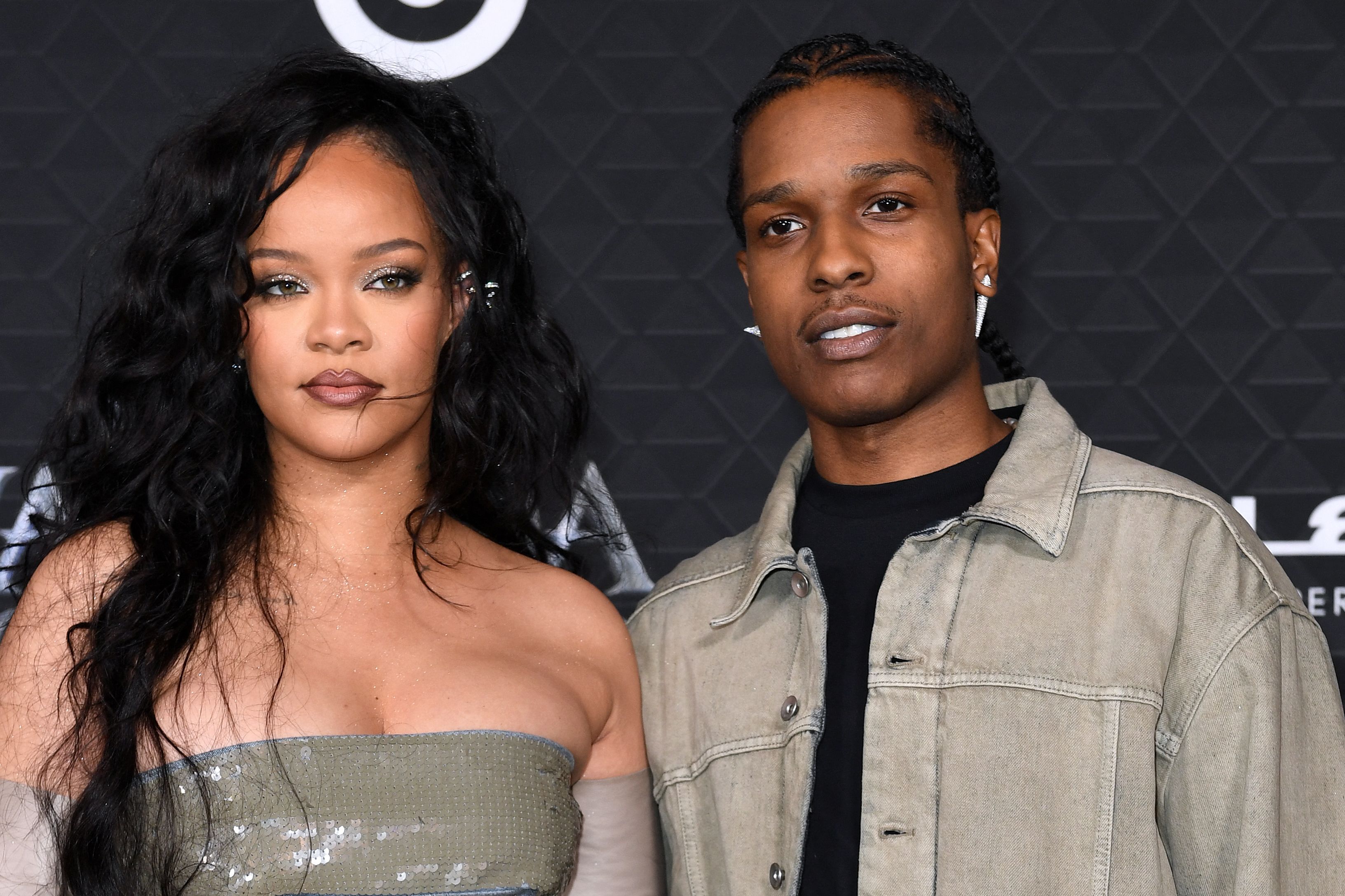 Rihanna and A$AP Rocky in Hollywood, California, on October 26, 2022. | Source: Getty Images